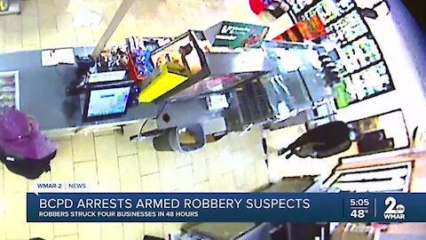 BCPD arrests armed robbery suspects