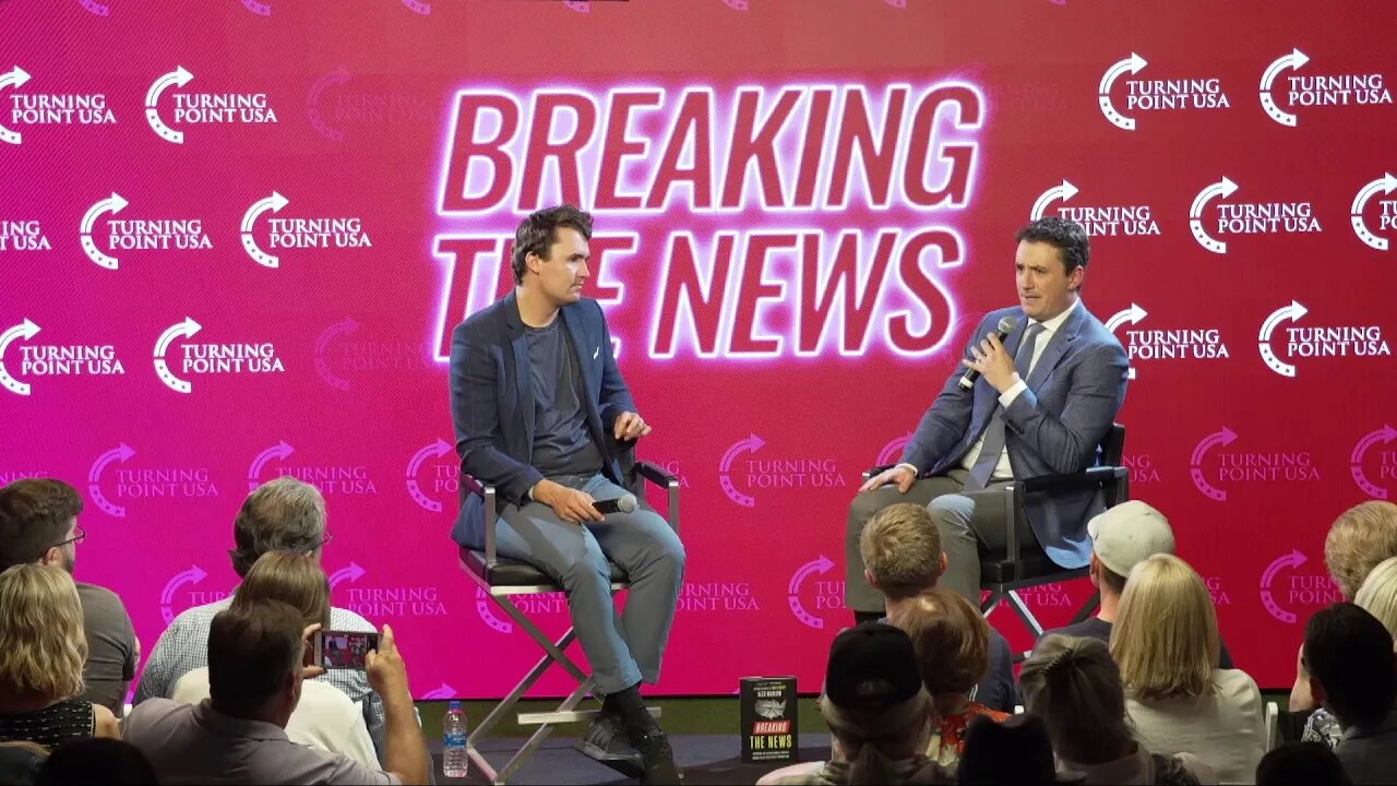 LIVE with Breitbart Editor-in-Chief Alex Marlow with Charlie Kirk at TPUSA Headquarters