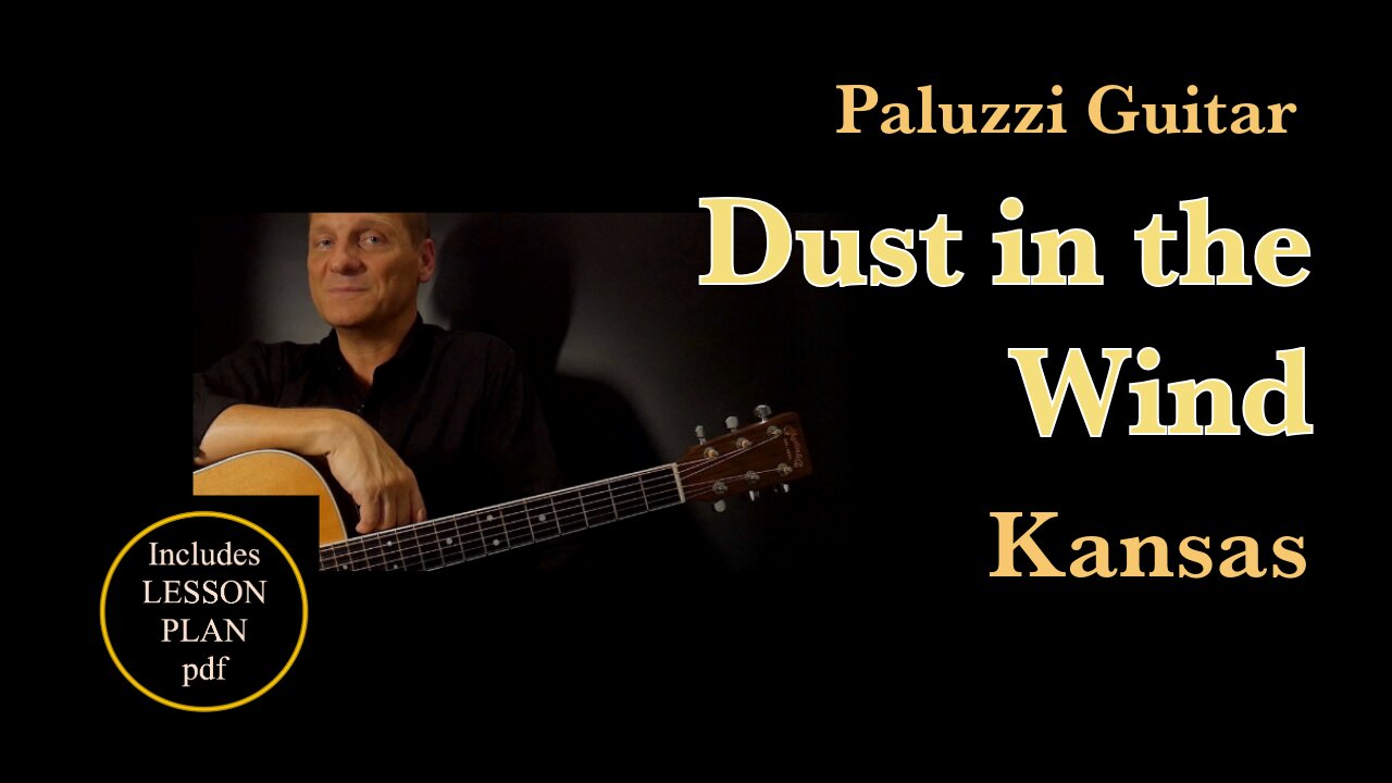 Dust in the Wind Guitar Lesson Kansas [Acoustic Finger Picking Songs]