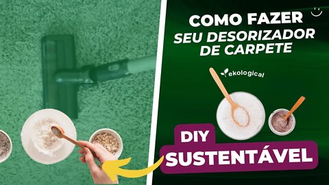 DEIXE SEU CARPETE LIMPO | PRODUTO CASEIRO | FAÇA EM CASA #DIY