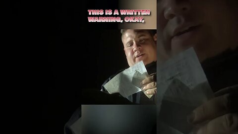 Officer Retaliates - Re-Writes The Ticket! (gets punished)
