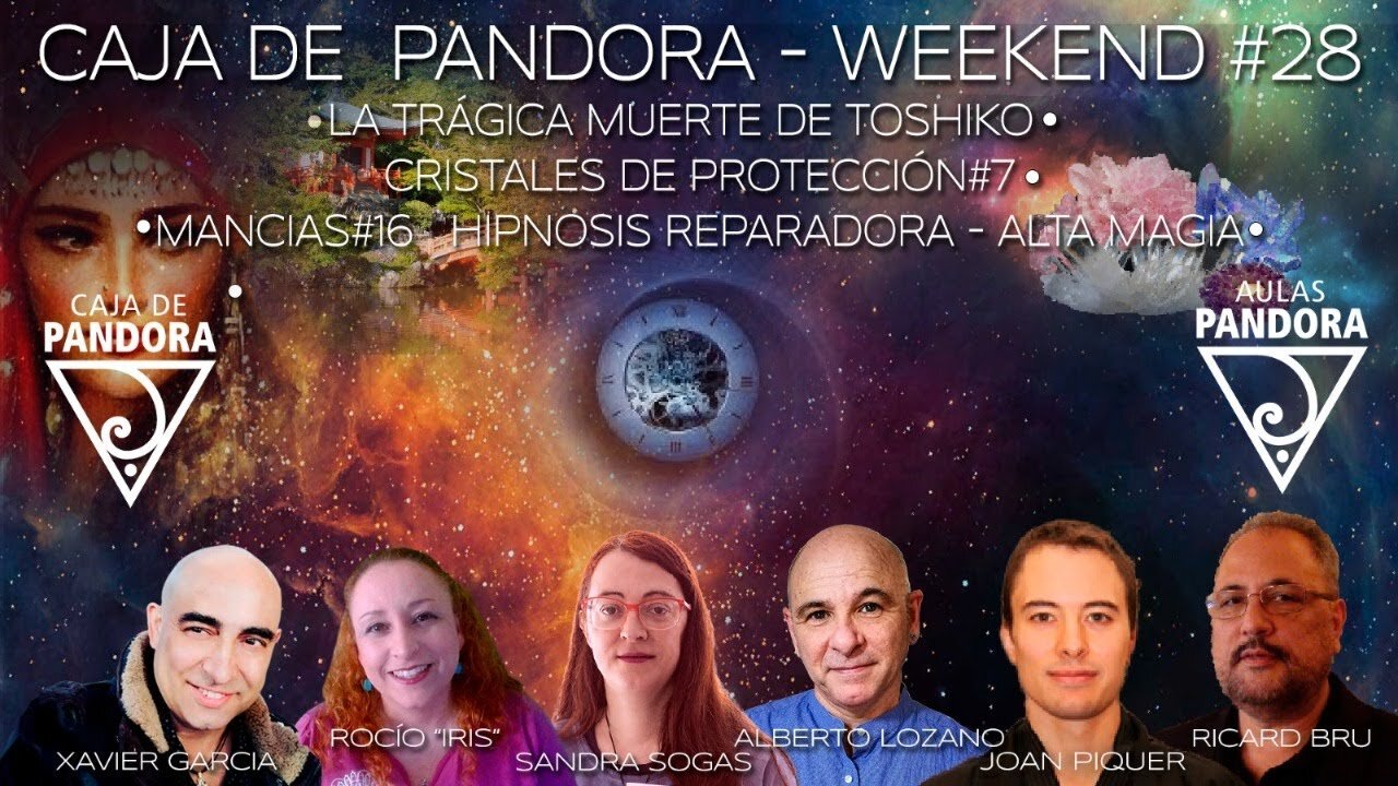 #CAJADEPANDORAWEEKEND #28 CON XAVIER GARCIA, JOAN PIQUER, RICARDO BRU SANDRA SOGAS