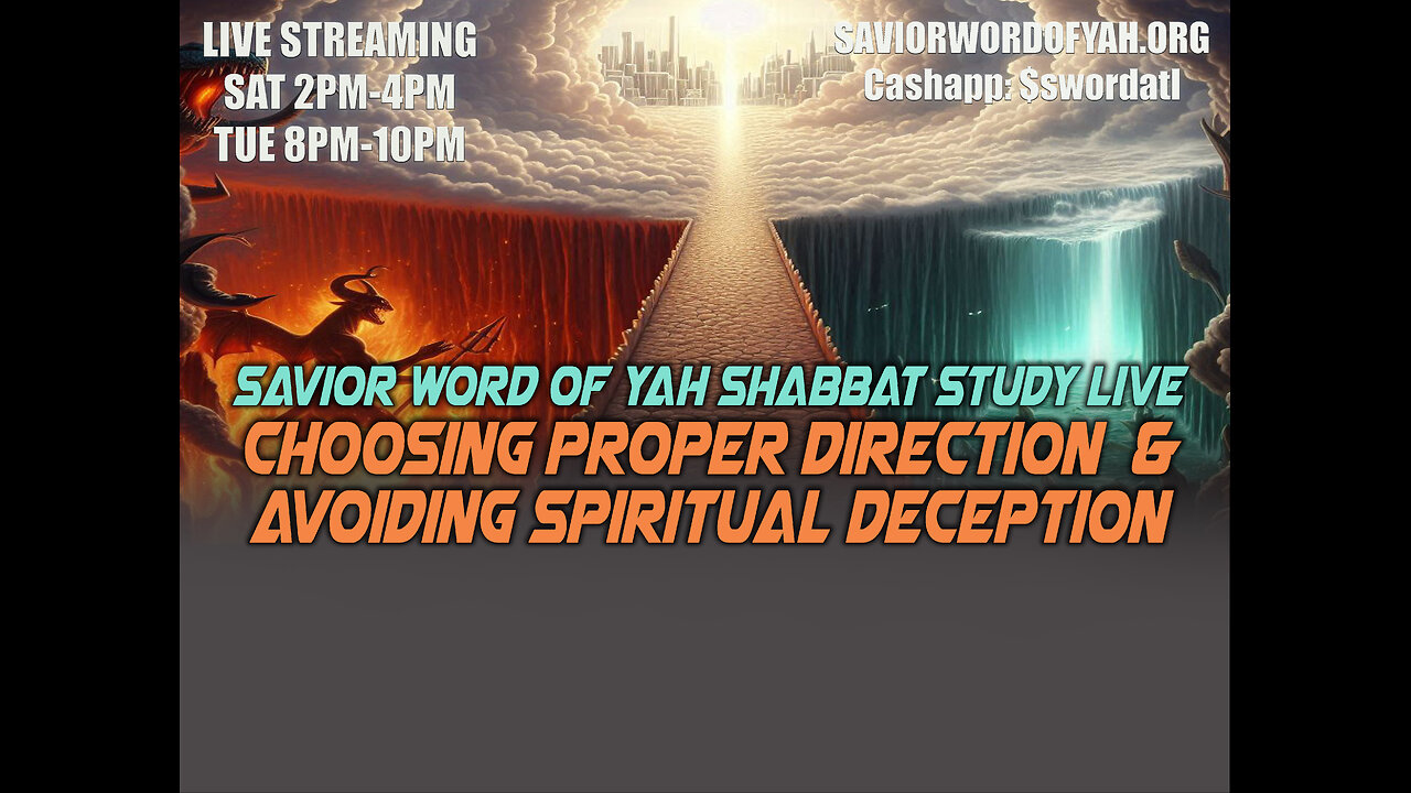 Choosing Proper Direction & Avoiding Spiritual Deception -Shabbat Study Live