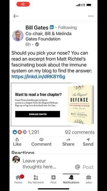 Dr. O tells Bill Gates to STOP IMPERSONATING A PHYSICIAN gets kicked off LinkedIn