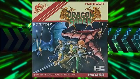 Dragon Saber | PC-Engine playthrough | Real hardware