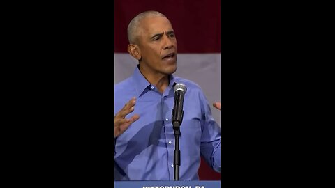 Obama using words “conspiracy Theories” in Harris Rally.