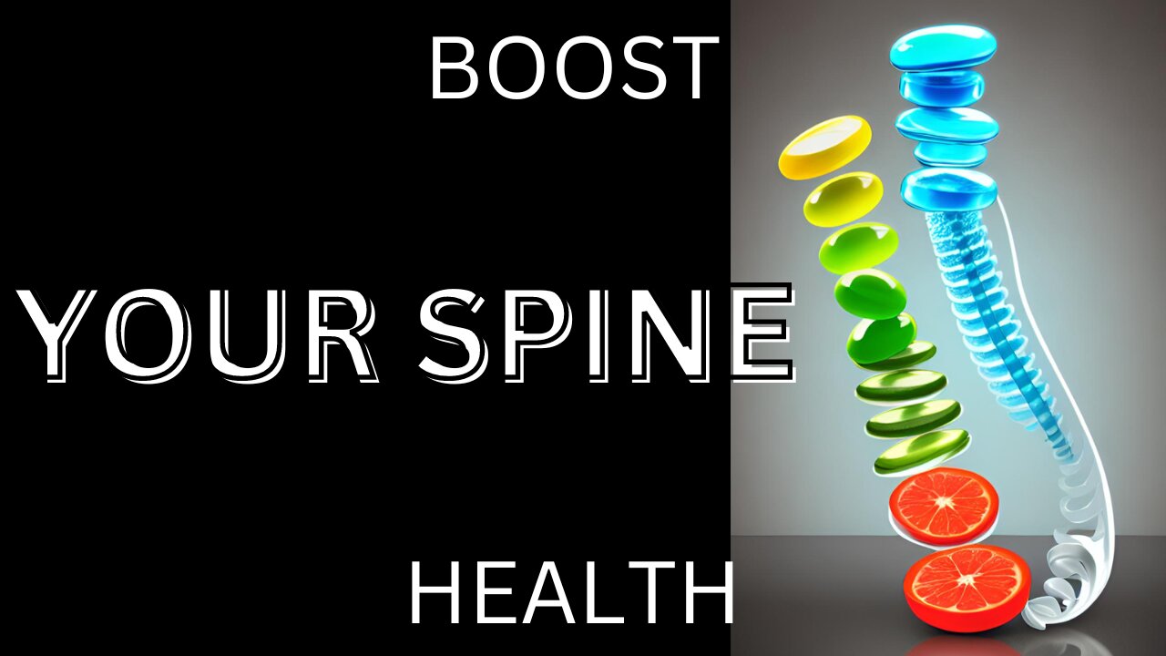 Best vitamin to Boost your spine health 🏋️✅