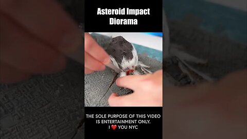 NYC vs ASTEROID Diorama