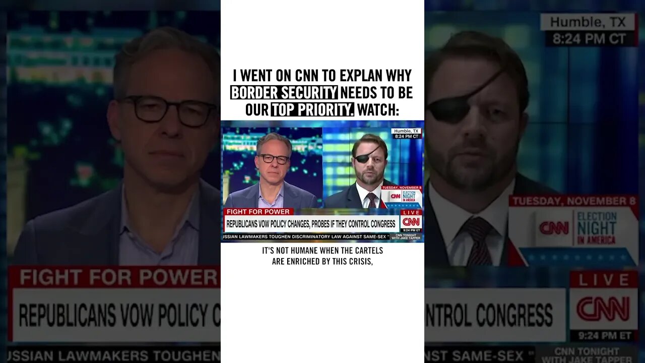 I Went On CNN To Talk About Why Border Security Is A National Security Issue. #shorts