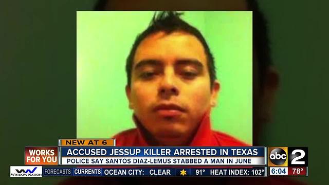 Accused Jessup killer arrested in Texas after a month on the run