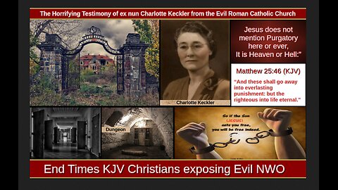 Horrifying Testimony of ex nun Charlotte Keckler - Evil Catholic Church