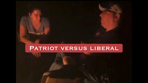 Patriot versus liberal campfire debate #UCNYNEWS