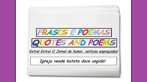 Notícias engraçadas: Igreja vende batata doce ungida! [Frases e Poemas]