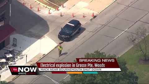 Electrical explosion in Grosse Pointe Woods