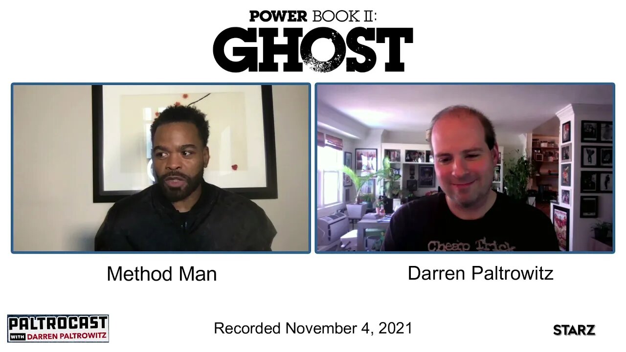 Method Man ("Power Book II: Ghost") interview with Darren Paltrowitz