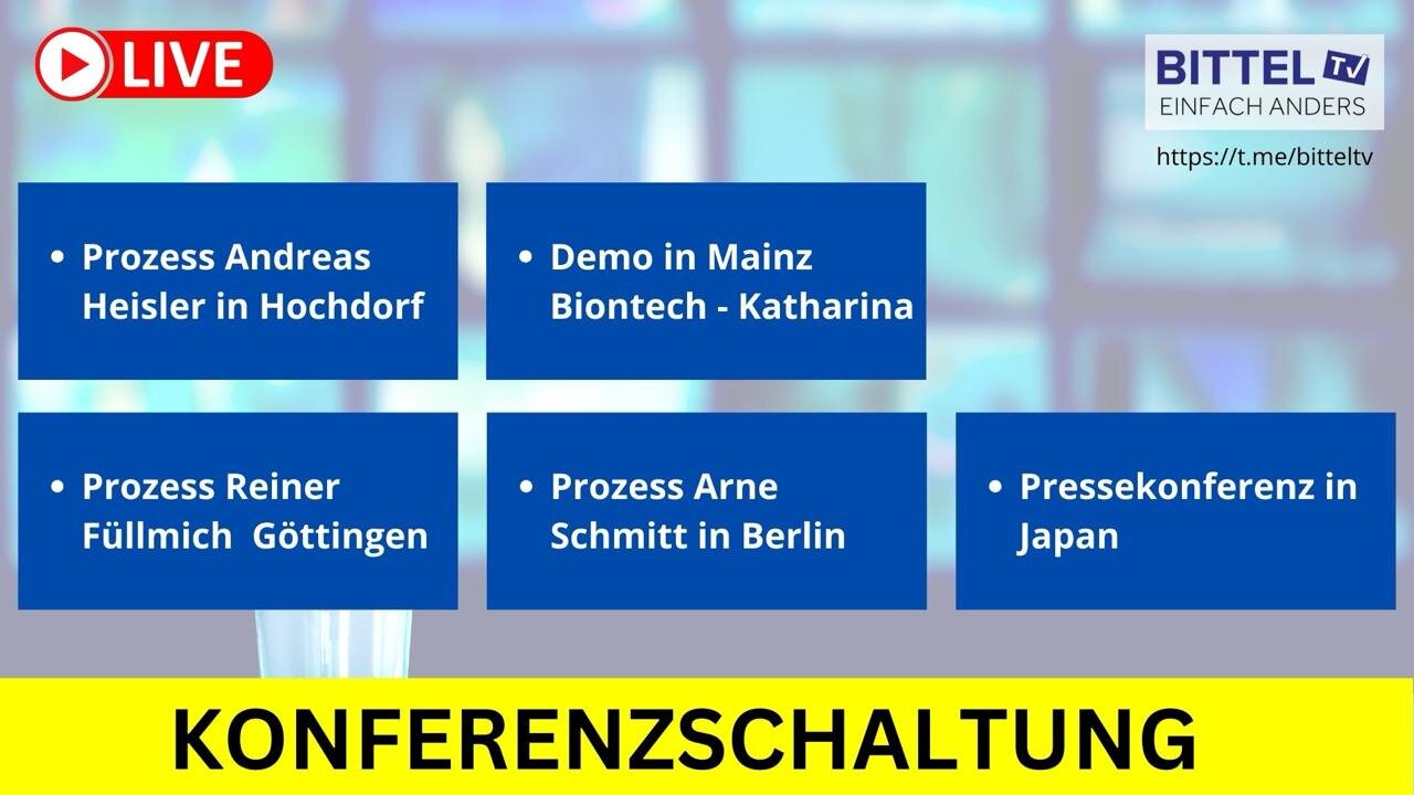 Konferenzschaltung - Prozess Reiner - mind. 5 Events!!! - 23.08.2024