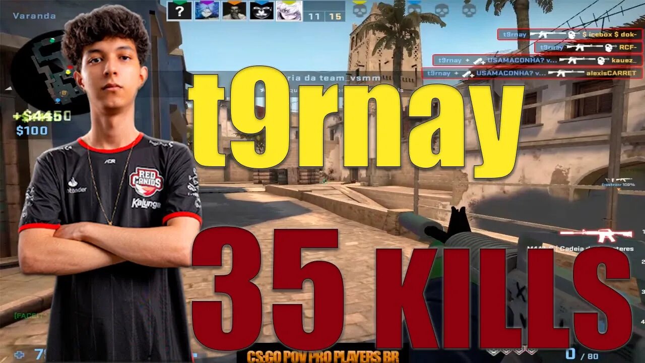 CSGO POV | t9rnay 35 KILLS Mirage POV | FPL South America FPL | 1 Jul, 2023