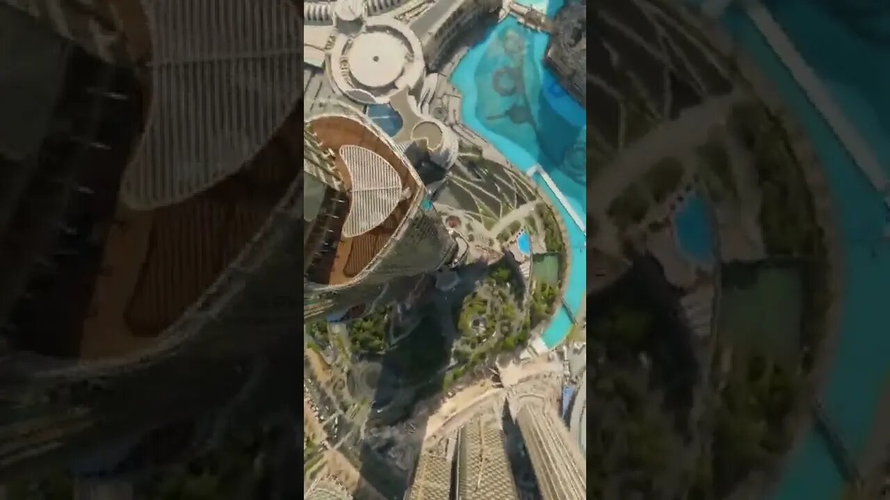 Falling from the highest building on Earth