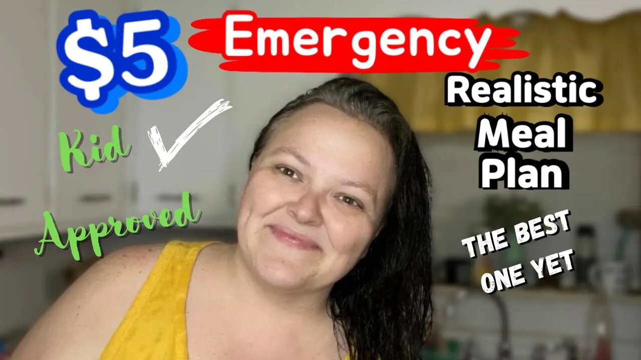 Realistic $5 EMERGENCY Meal Plan || What I Would Do In An Extreme Situation