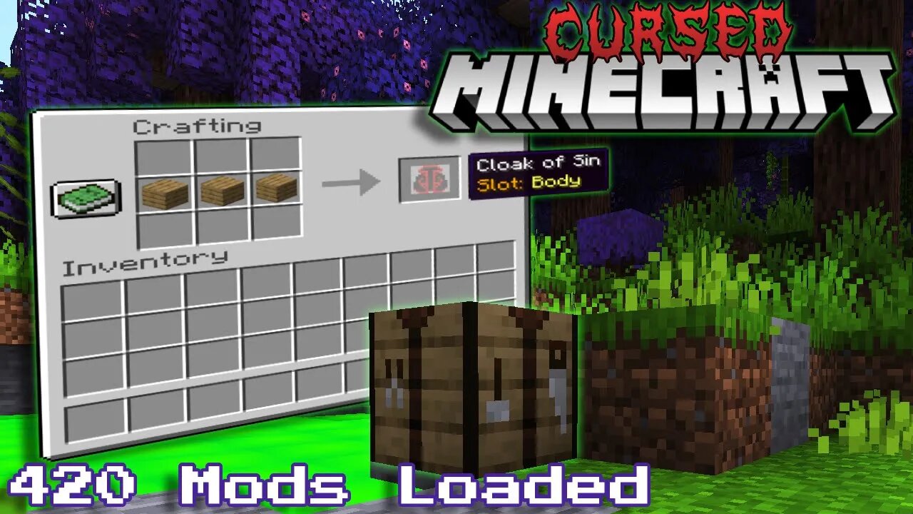 Modded Minecraft but All The Recipes Are Random