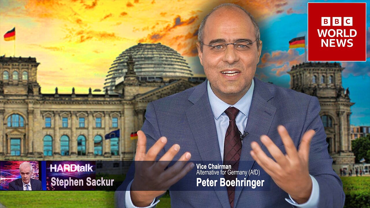 „Immigration, Ukraine, War, NATO, EU“ | BBC Worldwide - "HARDtalk" with Peter Boehringer