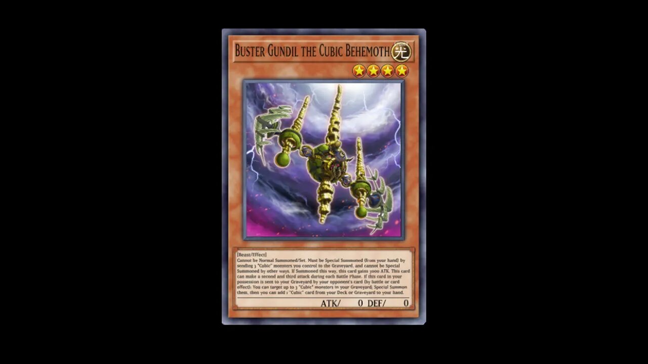 Yu Gi Oh! Buster Gundil Behemoth