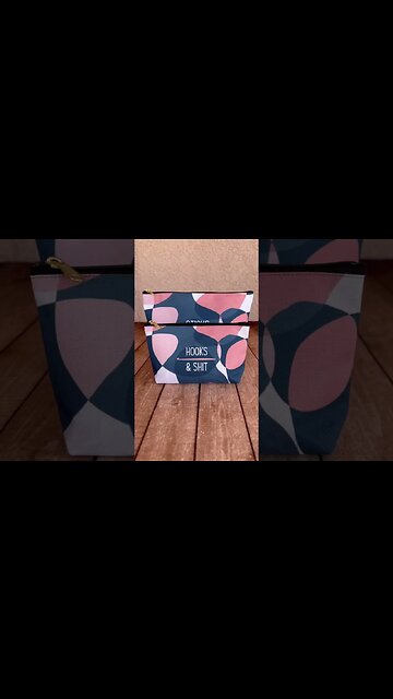 A view of the two sizes of notion bags in my shop. #crochet #knitting #crochetshop #knitshop