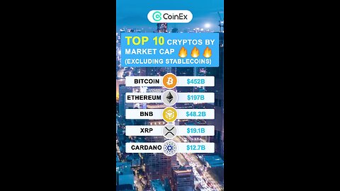 TOP 10 CRYPTO COINS WITH BIG MARKET CAP