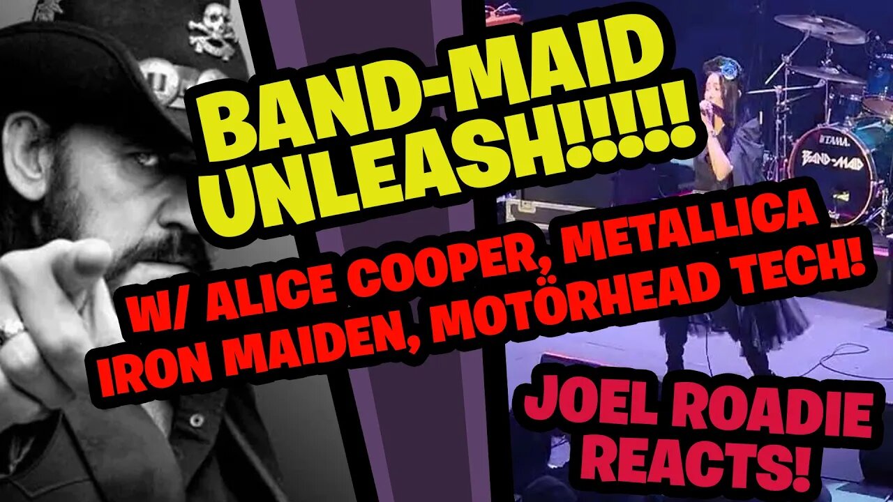 What does an Iron Maiden Guitar Tech think about Band-Maid Unleash!!!!!