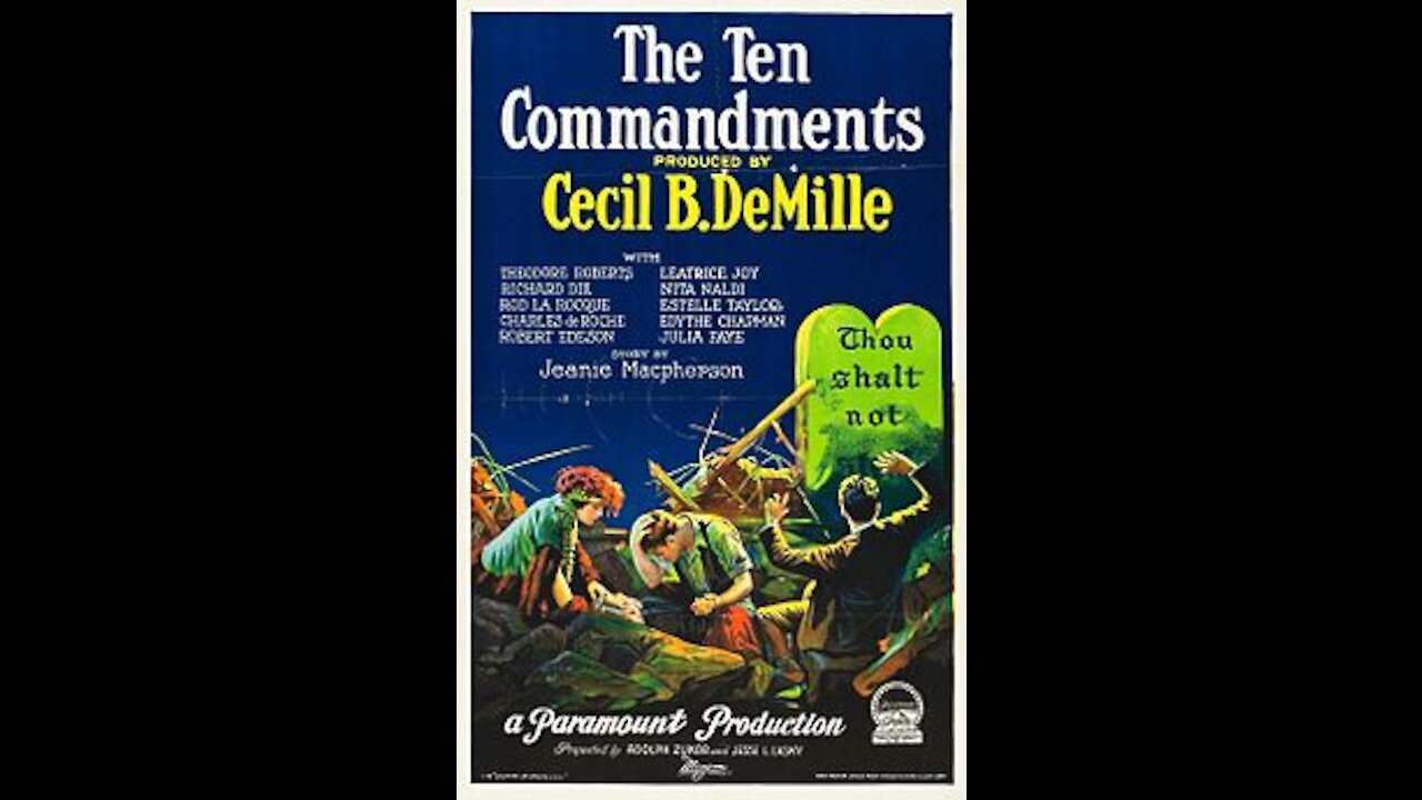 The Ten Commandments (1923) || Directed by Cecil B. DeMille - Full Movie