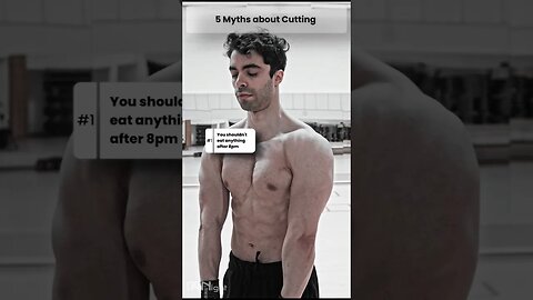 5 Myths about Losing Fat and Cutting ! #fatloss #weightloss #shorts