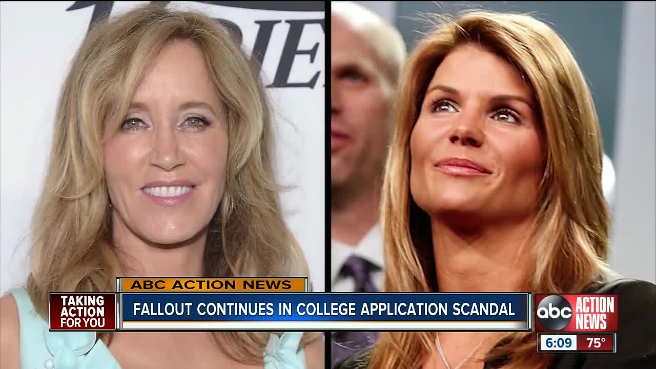 Fallout continues in college application scandal