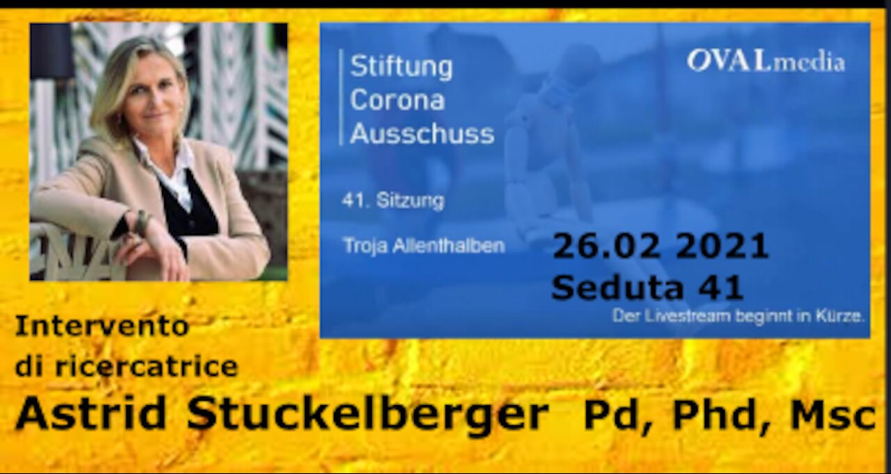avv. Reiner Fuellmich, avv.Dr. Justus P. Hoffmann intervistano la Dr.ssa Astrid Stuckelberger.