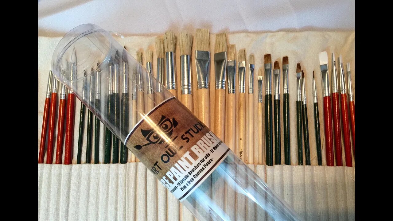 Art Owl Studio 36 Paint Brushes