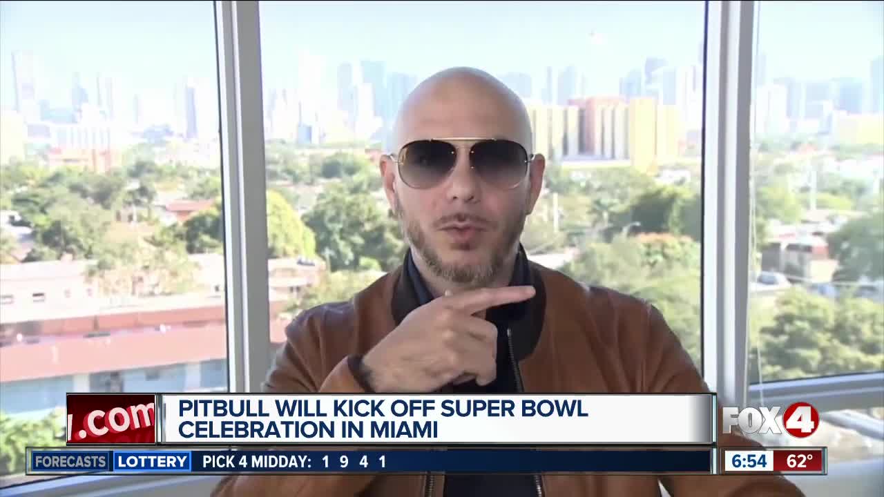 Miami native Pitbull to perform before the Super Bowl