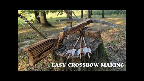 How to Easily Make a Powerful Crossbow From an Old Saw