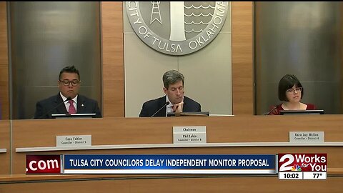 Tulsa city councilors delay independent monitor proposal