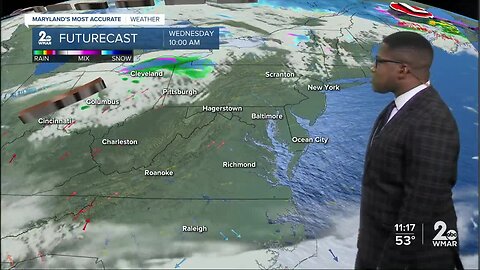 WMAR-2 News Weather at 11