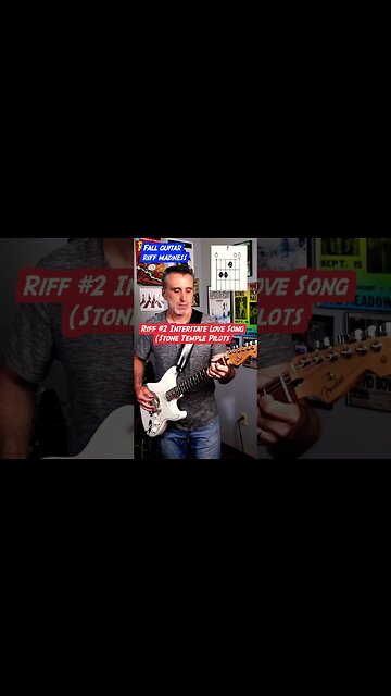 Rocktober madness guitar riff battle! Godzilla vs interstate love song #shorts