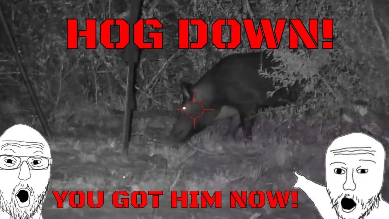 Hog Down! He Didn't Get Away This Time!