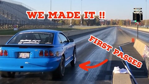 WE MADE IT HAPPEN Very First Time Down The Track In The New Mustang