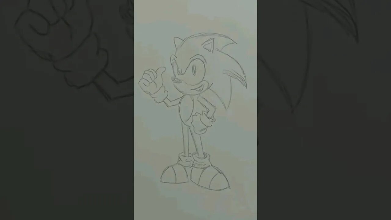 Desenhando o SONIC #arte #desenho #sonic #sonicthehedgehog #game #games #gamer #gameplay