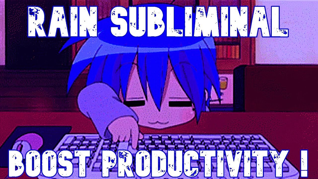 RAIN SUBLIMINAL - BECOME MORE PRODUCTIVE WHILE YOU SLEEP !