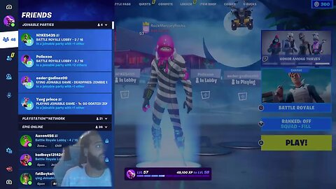 Fortnite with Rock Mercury