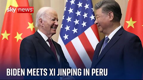 Biden meets with Chinese President Xi Jinping for last time