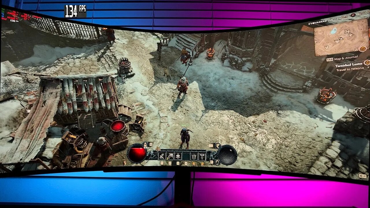 Diablo IV Beta POV | LG45GR95QE | 3440x1440 LG 45" ULTRAWIDE OLED | PC Max Settings | RTX 3090