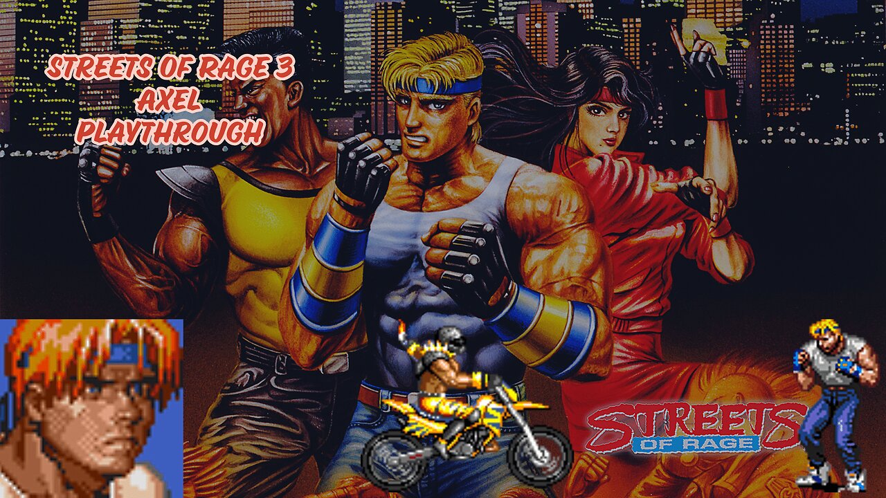 Streets of Rage 3 Longplay | Axel Stone's Epic Adventure on Sega Genesis/Mega Drive