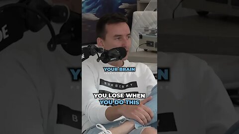You lose when you do this..👎 #frankieleepodcast