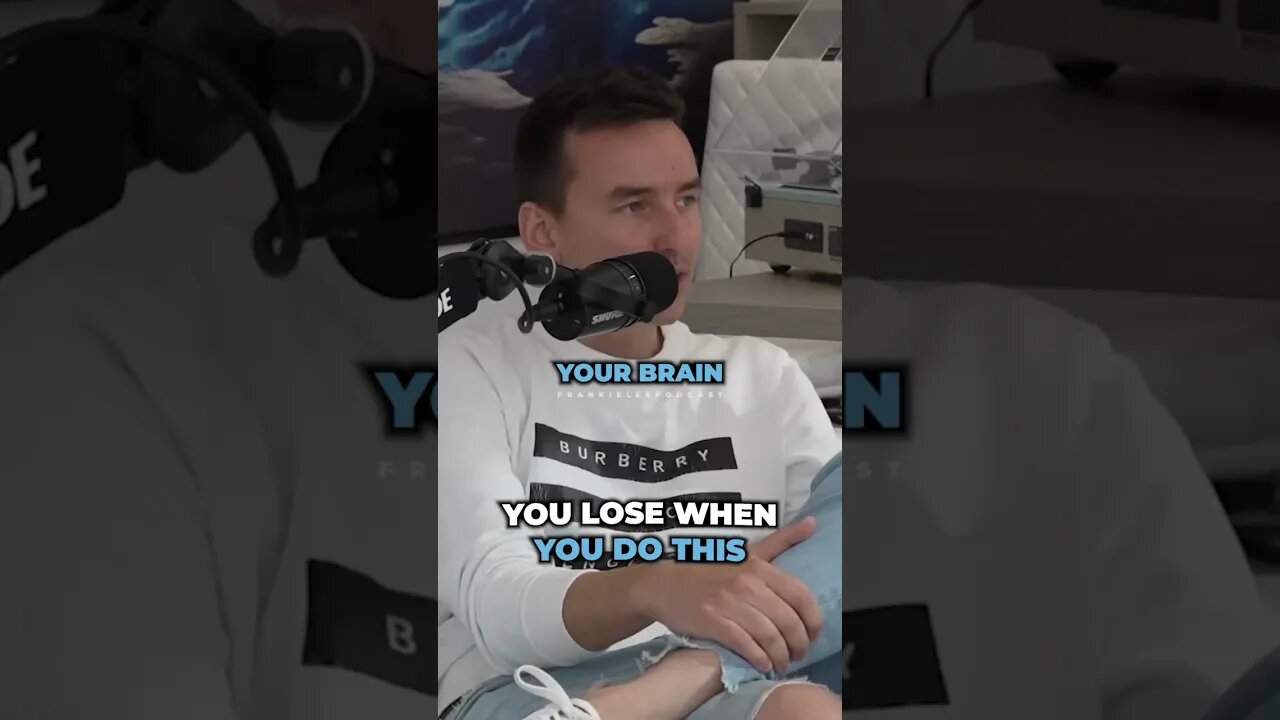 You lose when you do this..👎 #frankieleepodcast