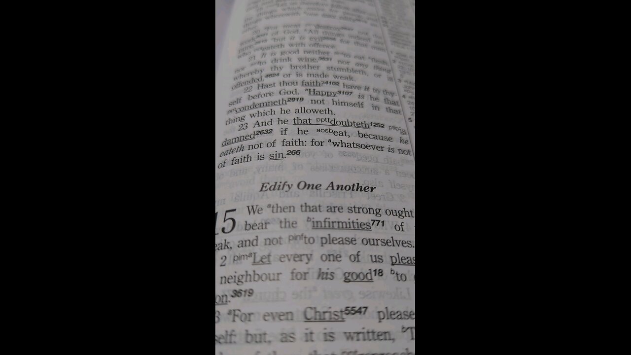 Whatsoever is not of Faith is Sin